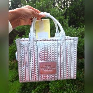 NWT Marc Jacobs Silver MonogramTote Bag